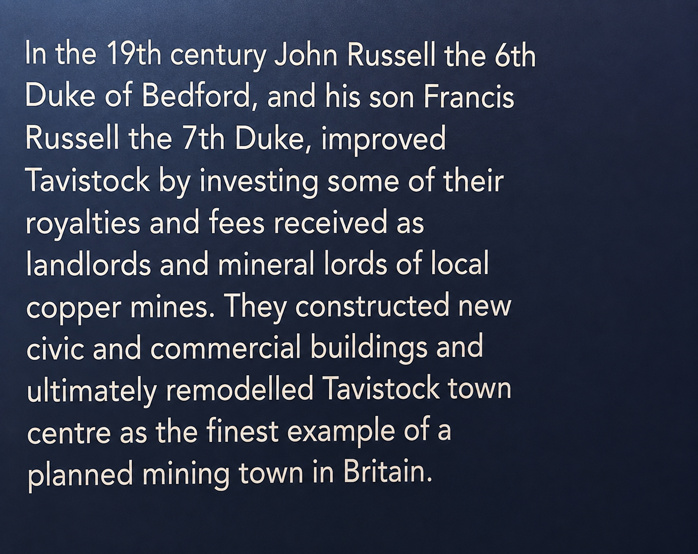 The Bedford family and Tavistock